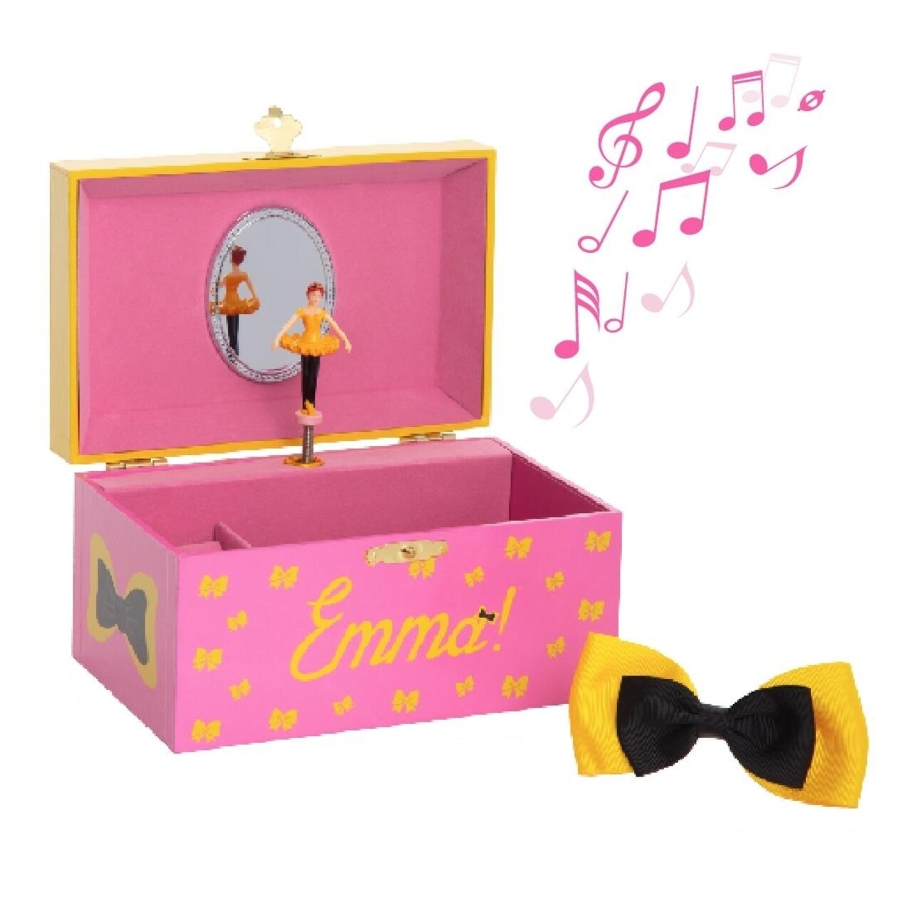 The Wiggles Emma Watkins Ballerina Musical Jewelry Box And Hairbow